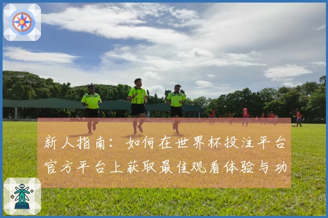 新人指南：如何在世界杯投注平台官方平台上获取最佳观看体验与功能介绍
