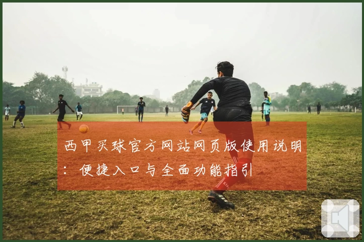 西甲买球官方网站网页版使用说明：便捷入口与全面功能指引